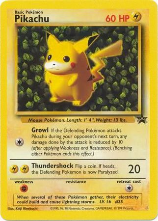Pikachu (1) (Promo) [Wizards of the Coast: Black Star Promos] | Card Merchant Takapuna
