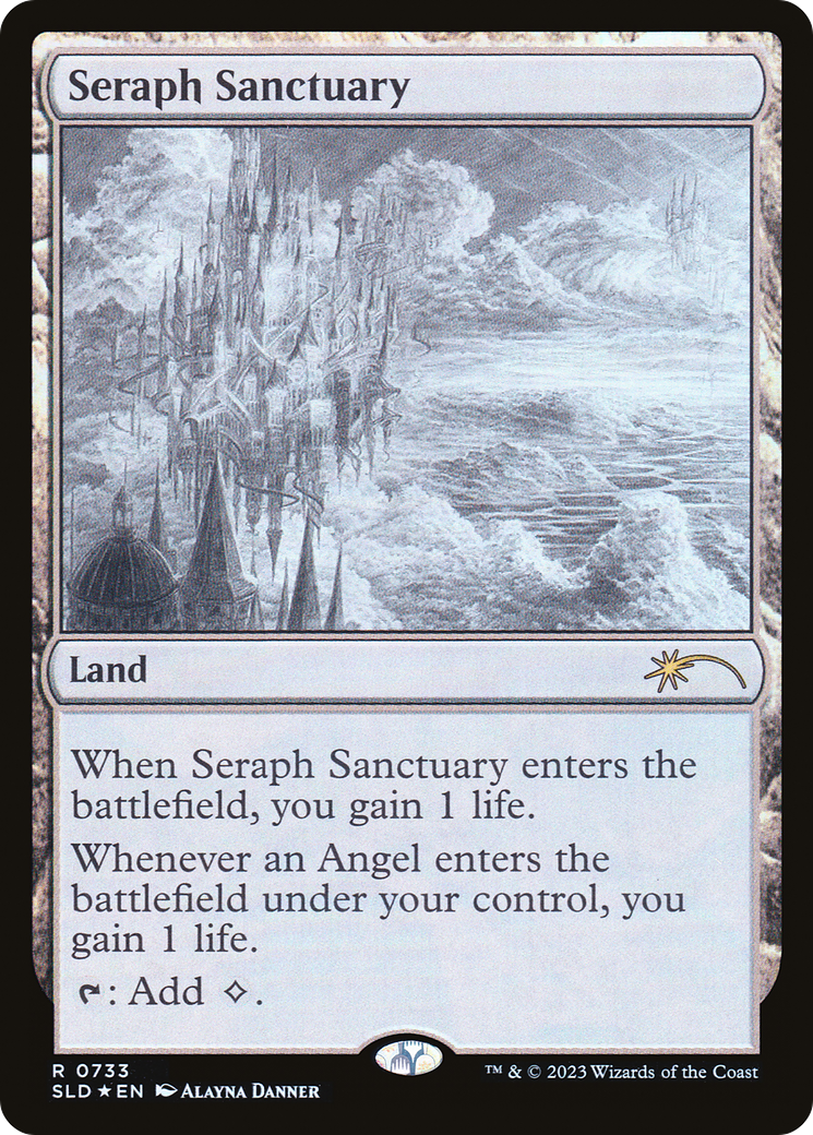 Seraph Sanctuary (Sketch) [Secret Lair Drop Promos] | Card Merchant Takapuna