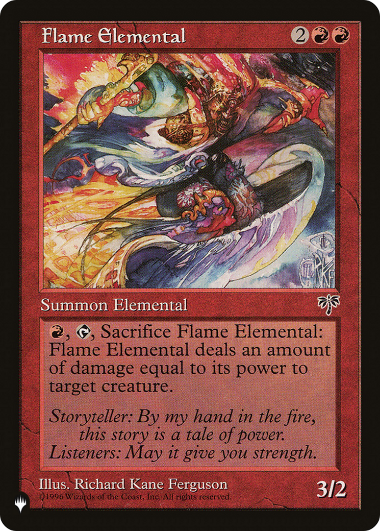 Flame Elemental [The List] | Card Merchant Takapuna