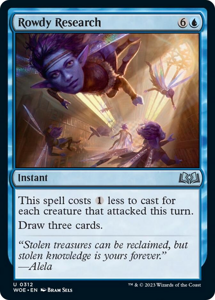 Rowdy Research [Wilds of Eldraine] | Card Merchant Takapuna