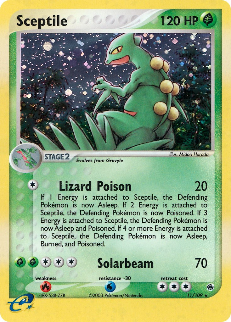 Sceptile (11/109) [EX: Ruby & Sapphire] | Card Merchant Takapuna