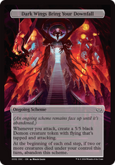 Dark Wings Bring Your Downfall (Full Art) [Duskmourn: Archenemy] | Card Merchant Takapuna