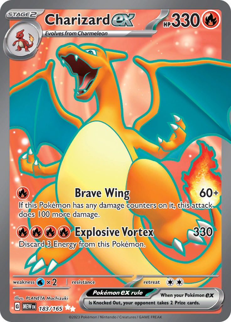 Charizard ex (183/165) [Scarlet & Violet 151] | Card Merchant Takapuna