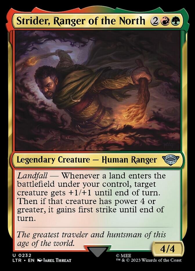 Strider, Ranger of the North [The Lord of the Rings: Tales of Middle-Earth] | Card Merchant Takapuna