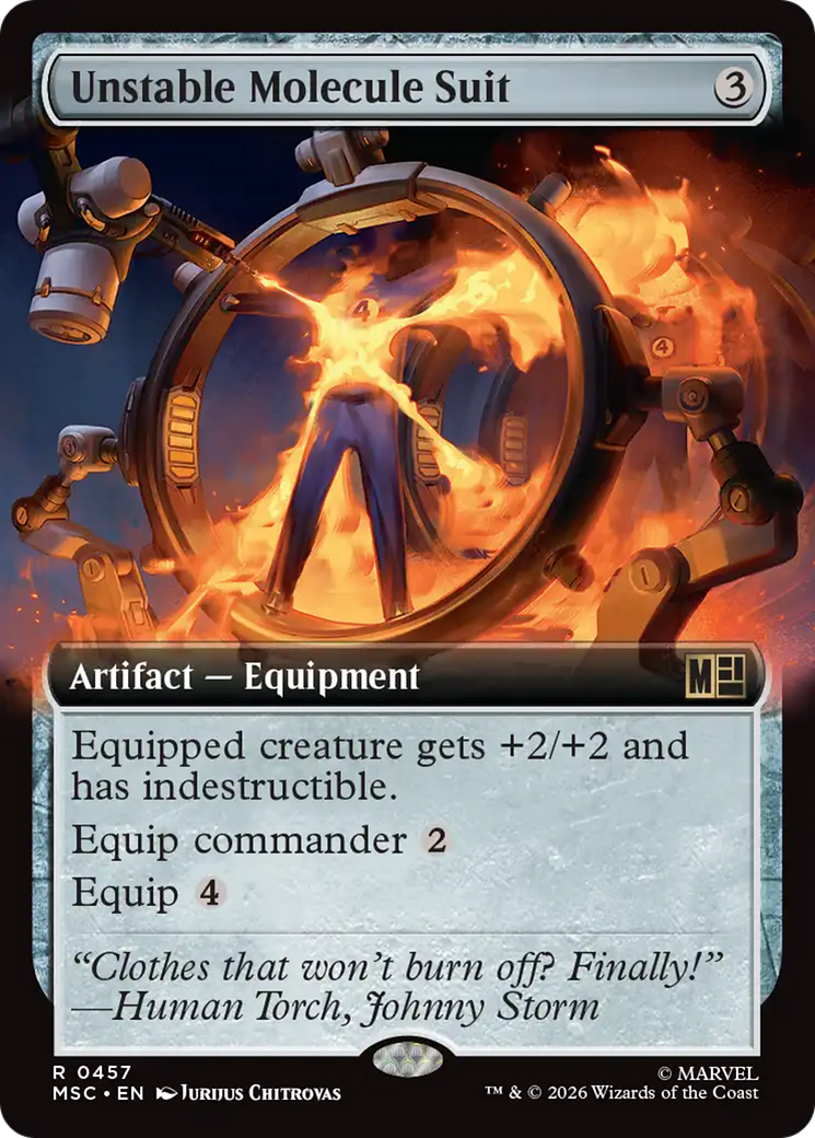 Unstable Molecule Suit (Extended Art) [Marvel Super Heroes Commander] | Card Merchant Takapuna