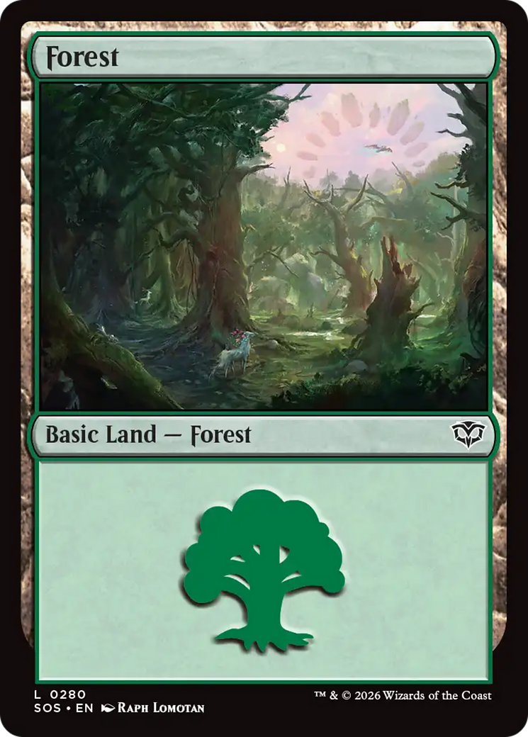 Forest (0280) [Secrets of Strixhaven] | Card Merchant Takapuna