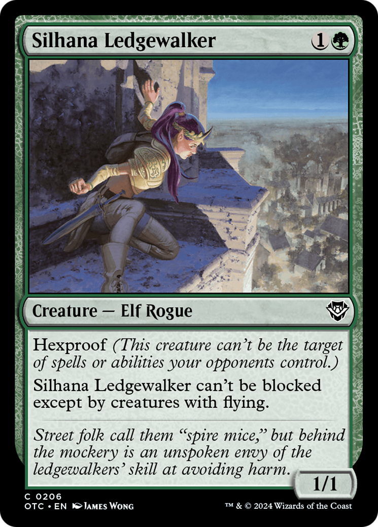 Silhana Ledgewalker [Outlaws of Thunder Junction Commander] | Card Merchant Takapuna