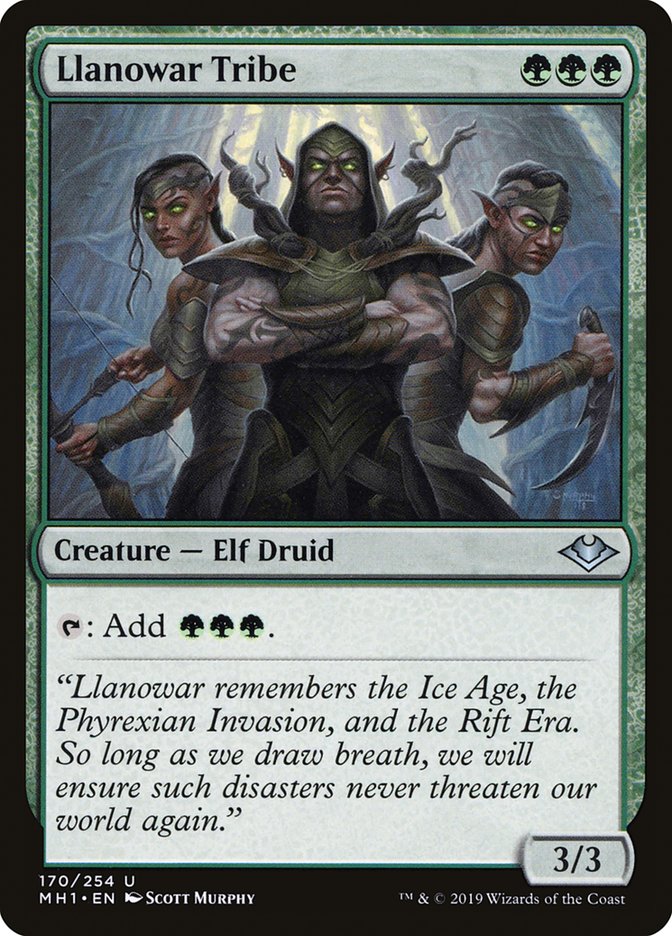 Llanowar Tribe [Modern Horizons] | Card Merchant Takapuna