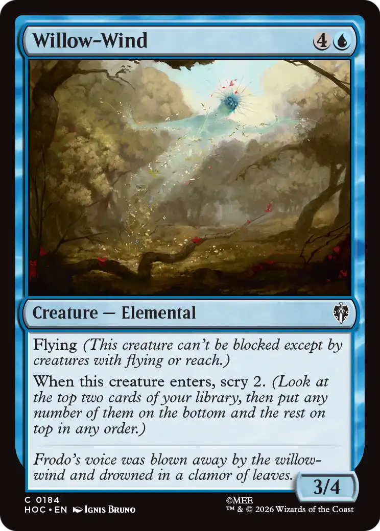 Willow-Wind [The Hobbit: Eternal-Legal] | Card Merchant Takapuna