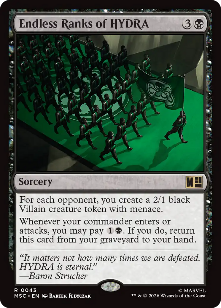 Endless Ranks of HYDRA [Marvel Super Heroes Commander] | Card Merchant Takapuna