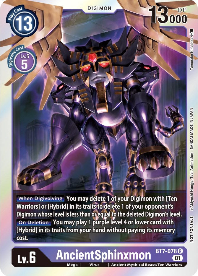 AncientSphinxmon [BT7-078] (Event Pack 3) [Next Adventure Promos] | Card Merchant Takapuna