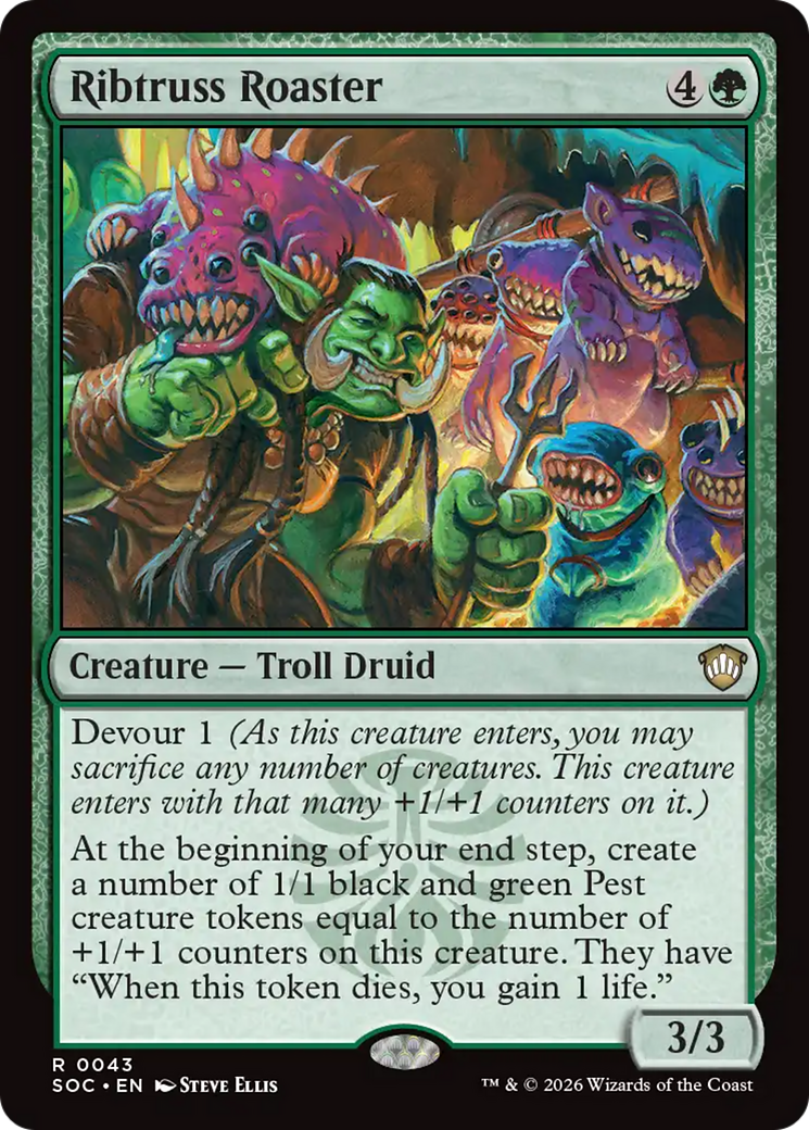 Ribtruss Roaster [Secrets of Strixhaven Commander] | Card Merchant Takapuna