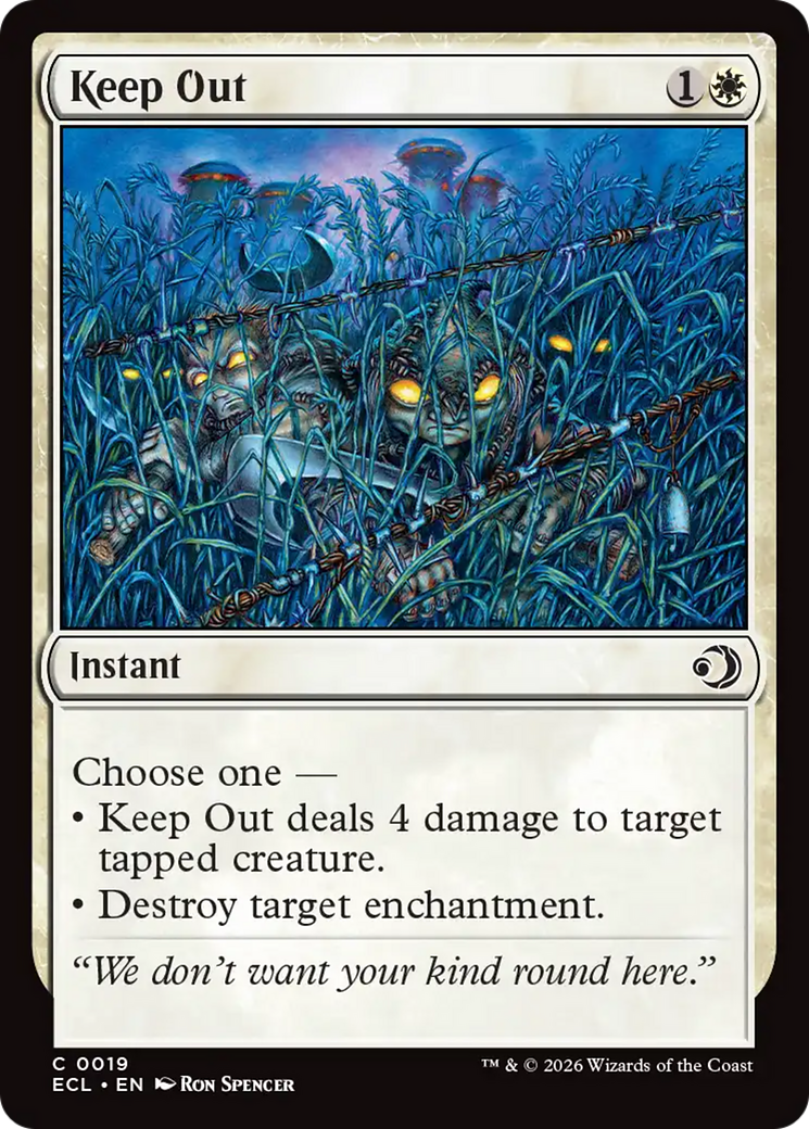 Keep Out [Lorwyn Eclipsed] | Card Merchant Takapuna