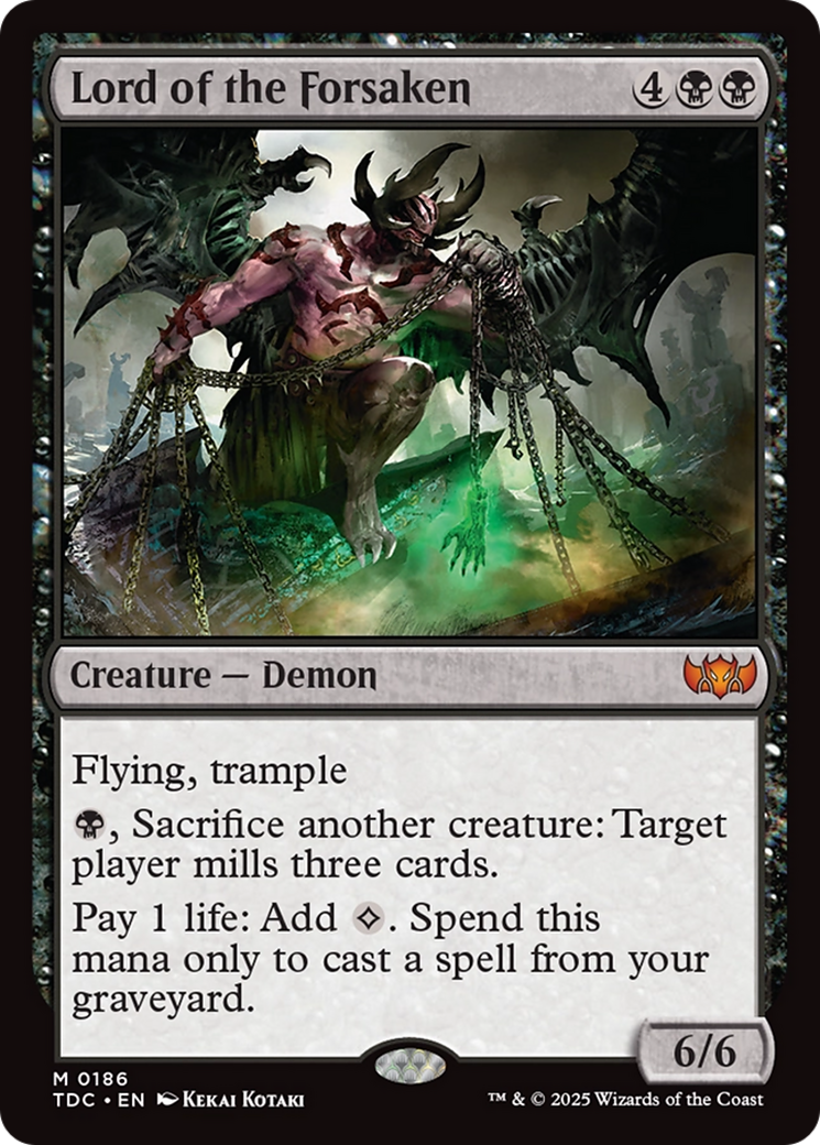 Lord of the Forsaken [Tarkir: Dragonstorm Commander] | Card Merchant Takapuna