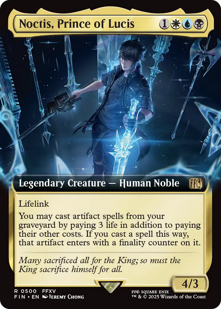 Noctis, Prince of Lucis (Extended Art) [FINAL FANTASY] | Card Merchant Takapuna