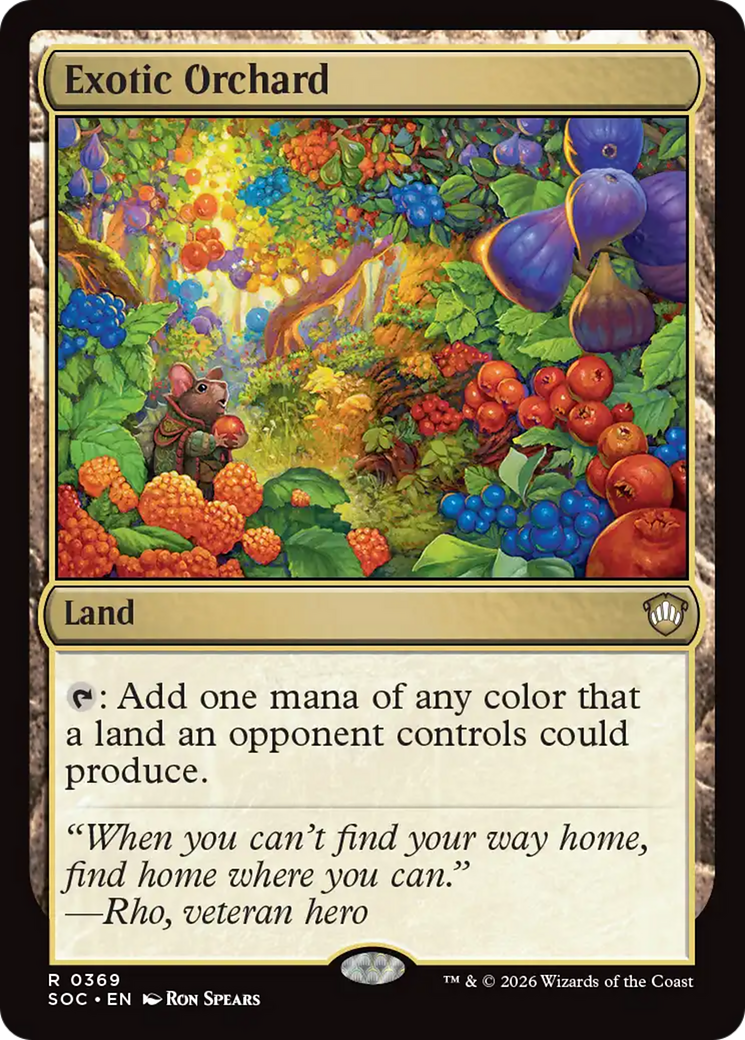 Exotic Orchard [Secrets of Strixhaven Commander] | Card Merchant Takapuna