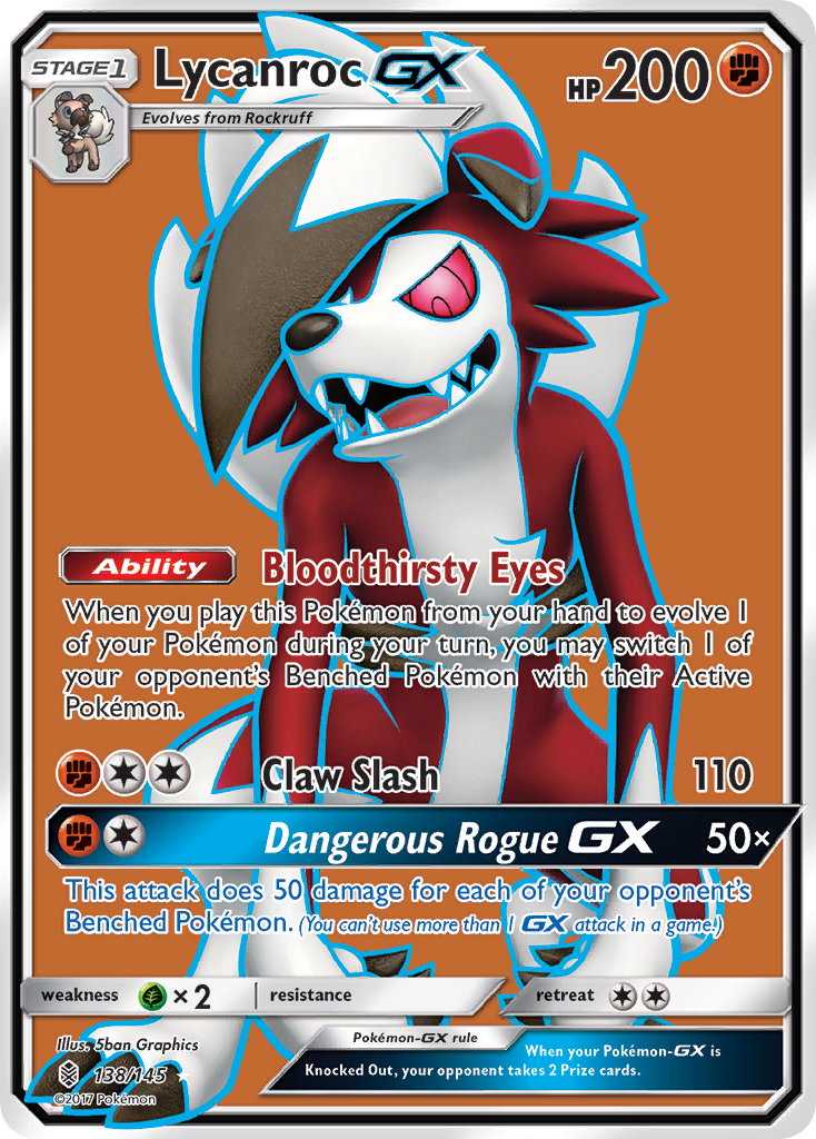Lycanroc GX (138/145) [Sun & Moon: Guardians Rising] | Card Merchant Takapuna