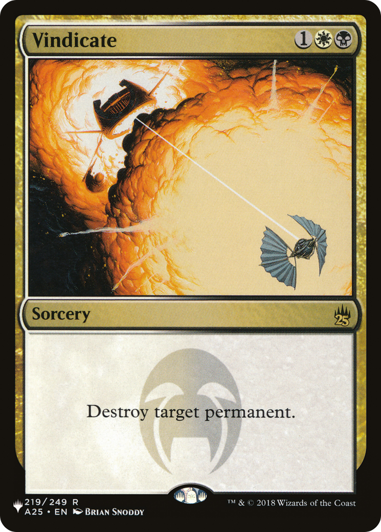 Vindicate [The List] | Card Merchant Takapuna