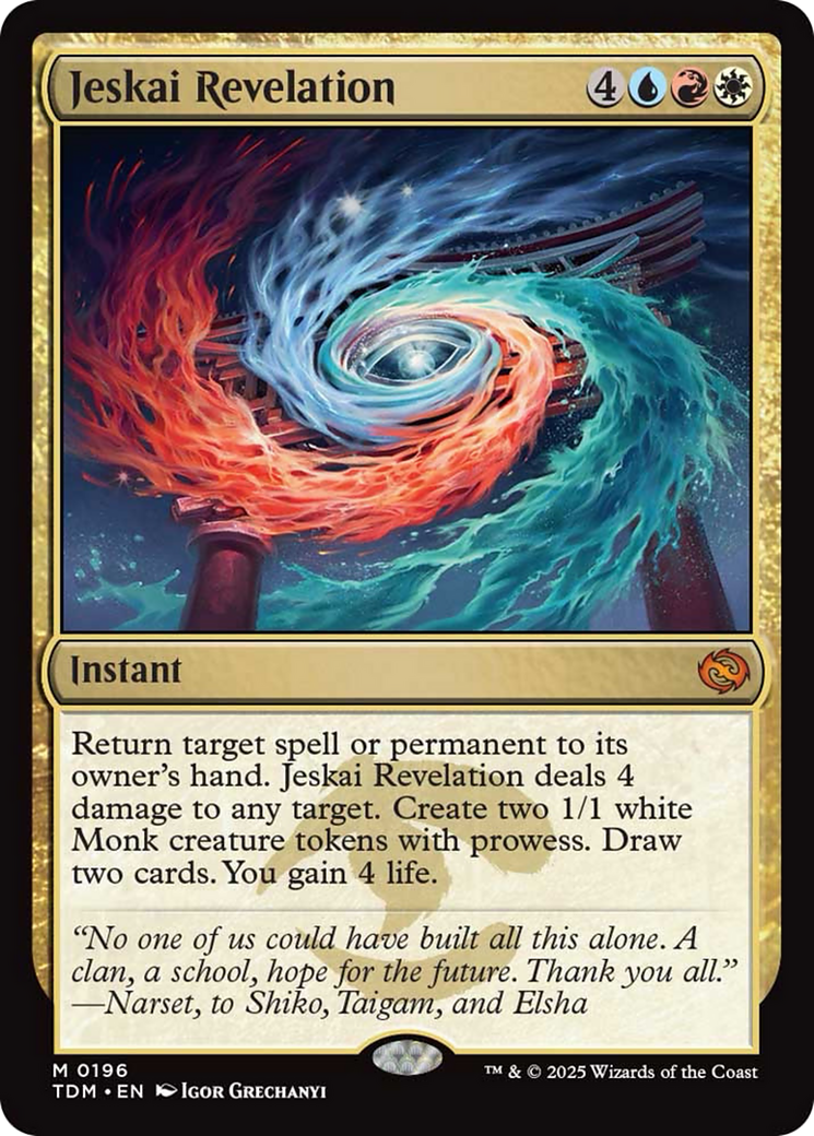 Jeskai Revelation [Tarkir: Dragonstorm] | Card Merchant Takapuna