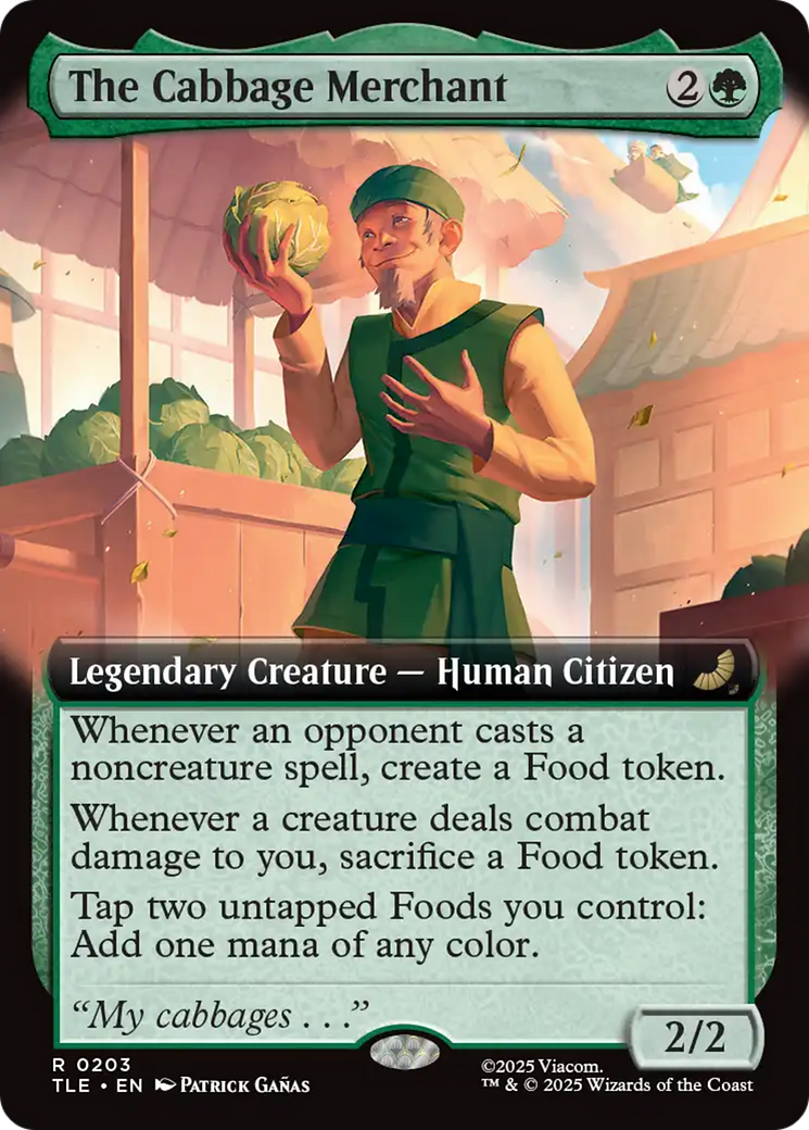 The Cabbage Merchant (Extended Art) [Avatar: The Last Airbender: Eternal-Legal] | Card Merchant Takapuna