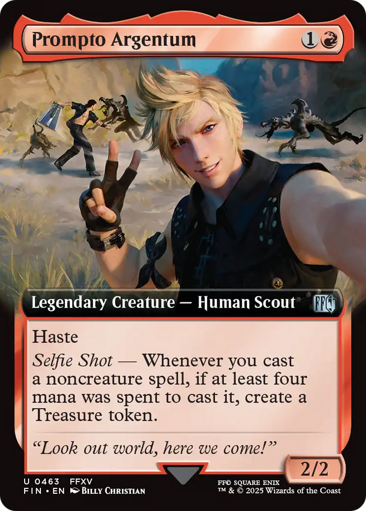 Prompto Argentum (Extended Art) [FINAL FANTASY] | Card Merchant Takapuna
