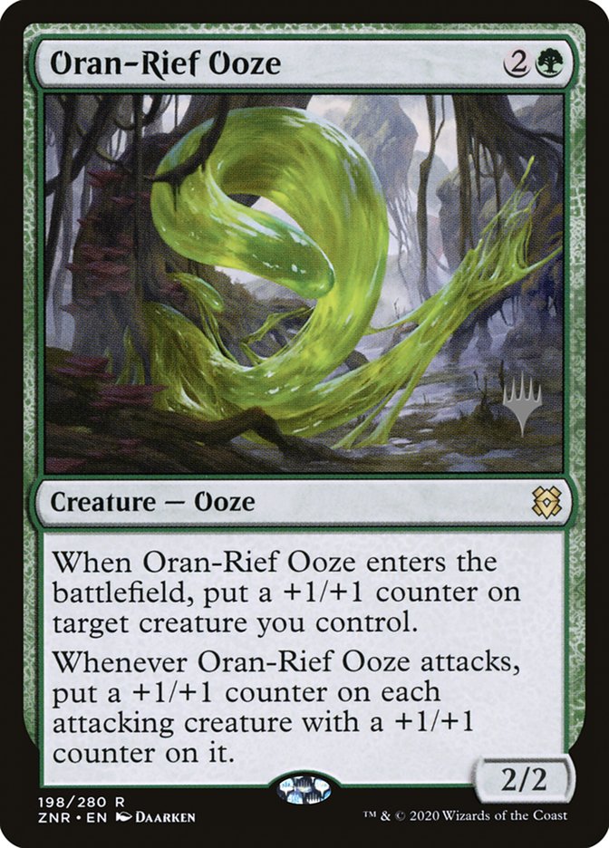 Oran-Rief Ooze (Promo Pack) [Zendikar Rising Promos] | Card Merchant Takapuna