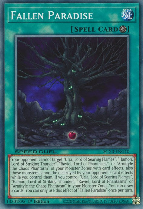 Fallen Paradise [SGX3-ENG10] Common | Card Merchant Takapuna