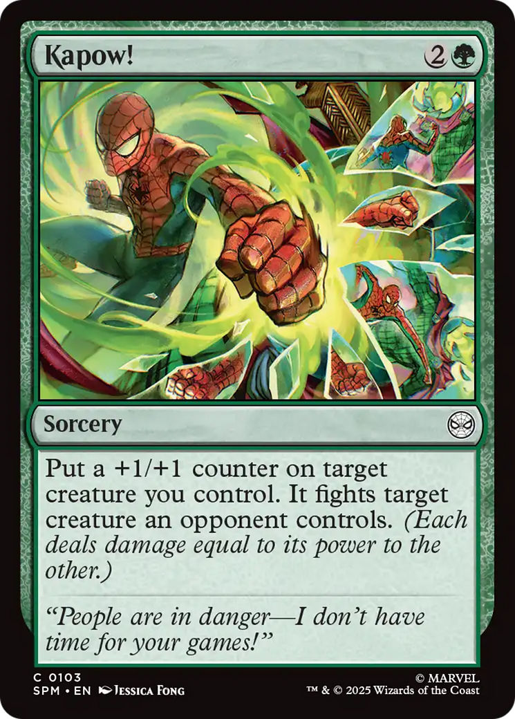 Kapow! [Marvel's Spider-Man] | Card Merchant Takapuna