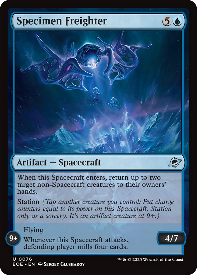 Specimen Freighter [Edge of Eternities] | Card Merchant Takapuna