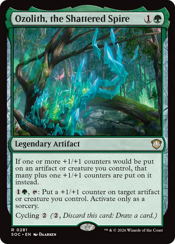 Ozolith, the Shattered Spire [Secrets of Strixhaven Commander] | Card Merchant Takapuna
