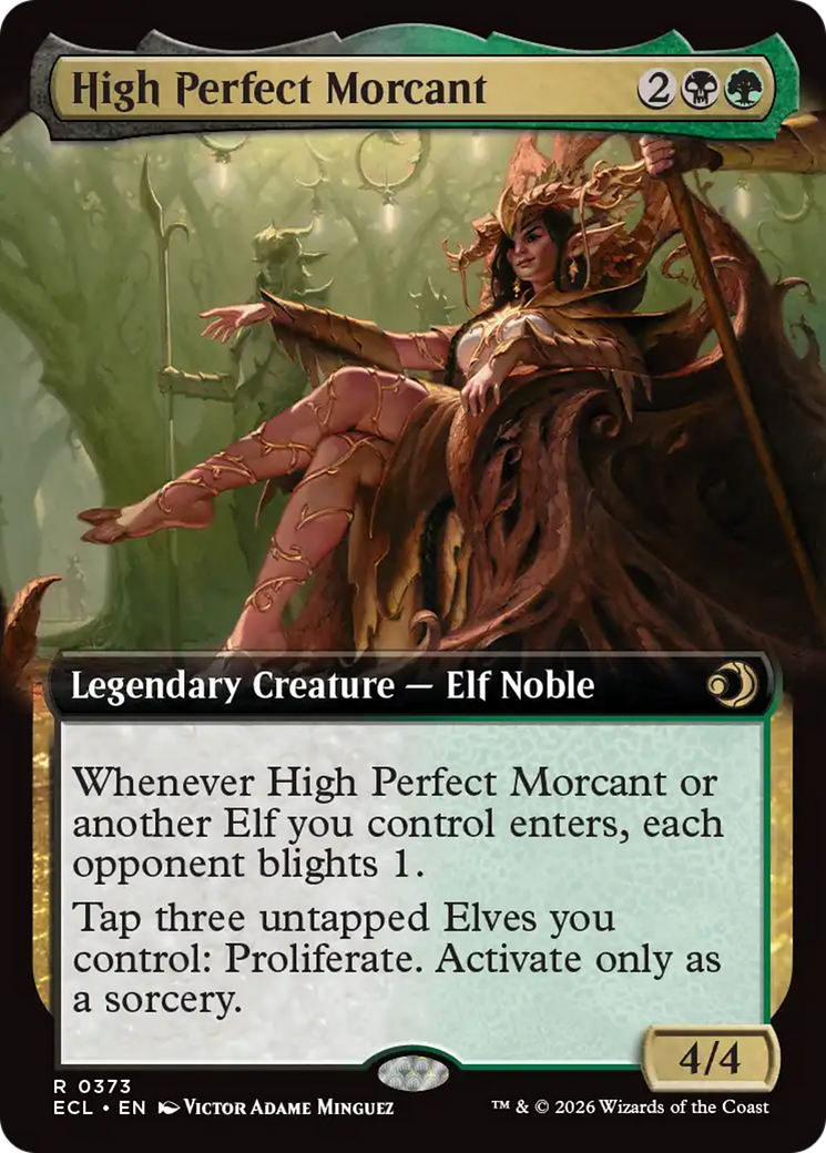 High Perfect Morcant (Extended Art) [Lorwyn Eclipsed] | Card Merchant Takapuna