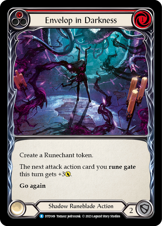 Envelop in Darkness (Red) [DTD149] (Dusk Till Dawn) | Card Merchant Takapuna