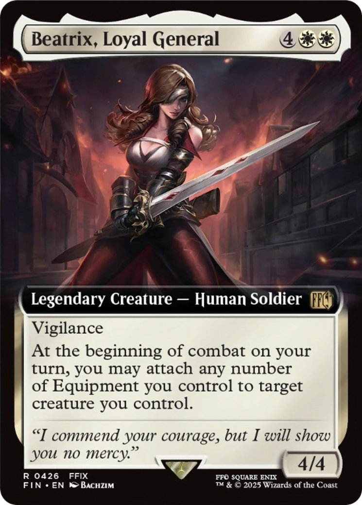 Beatrix, Loyal General (Extended Art) [FINAL FANTASY] | Card Merchant Takapuna
