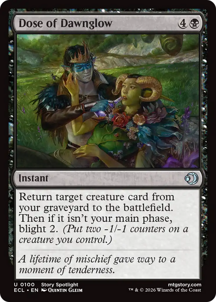 Dose of Dawnglow [Lorwyn Eclipsed] | Card Merchant Takapuna