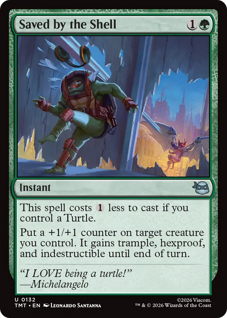 Saved by the Shell [Teenage Mutant Ninja Turtles] | Card Merchant Takapuna