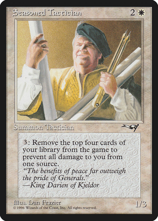 Seasoned Tactician [Alliances] | Card Merchant Takapuna