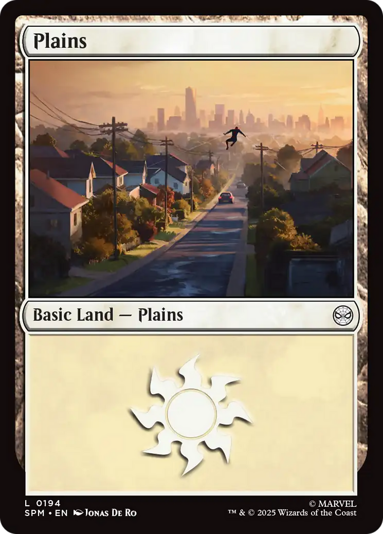 Plains (0194) [Marvel's Spider-Man] | Card Merchant Takapuna
