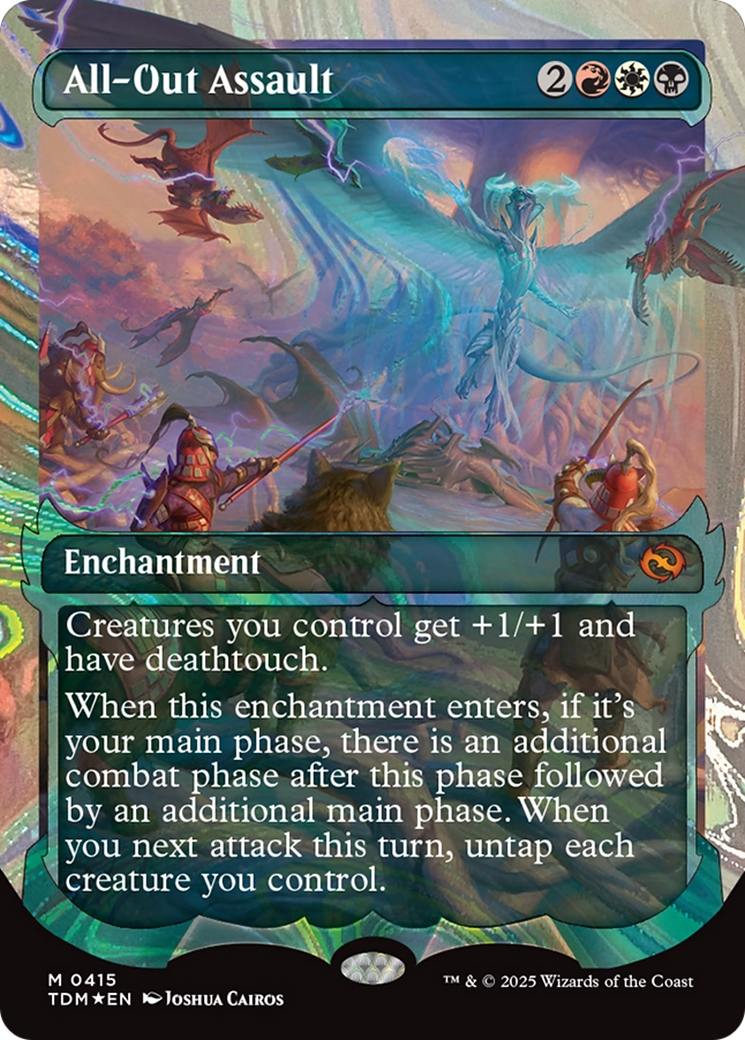All-Out Assault (Showcase) (Halo Foil) [Tarkir: Dragonstorm] | Card Merchant Takapuna