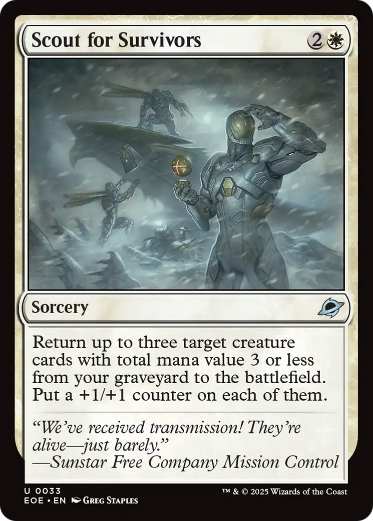 Scout for Survivors [Edge of Eternities] | Card Merchant Takapuna