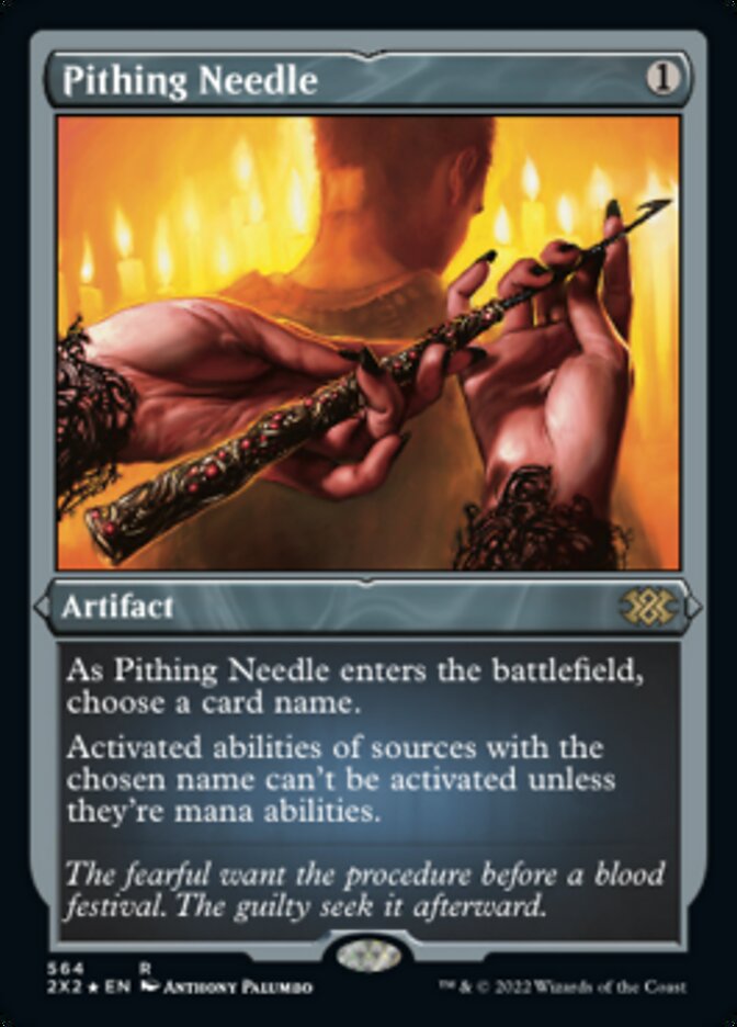 Pithing Needle (Foil Etched) [Double Masters 2022] | Card Merchant Takapuna