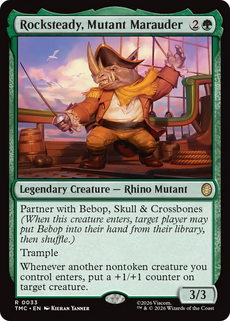 Rocksteady, Mutant Marauder [Teenage Mutant Ninja Turtles Commander] | Card Merchant Takapuna