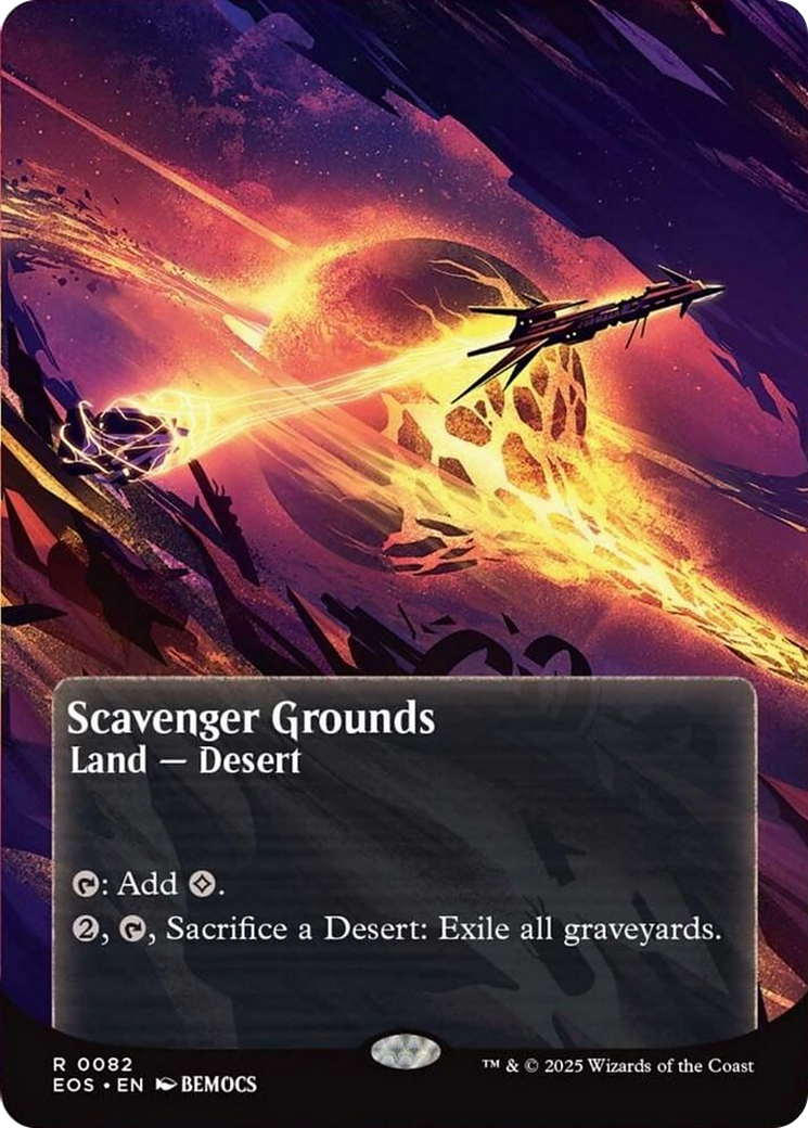 Scavenger Grounds (0082) (Borderless) [Edge of Eternities: Stellar Sights] | Card Merchant Takapuna