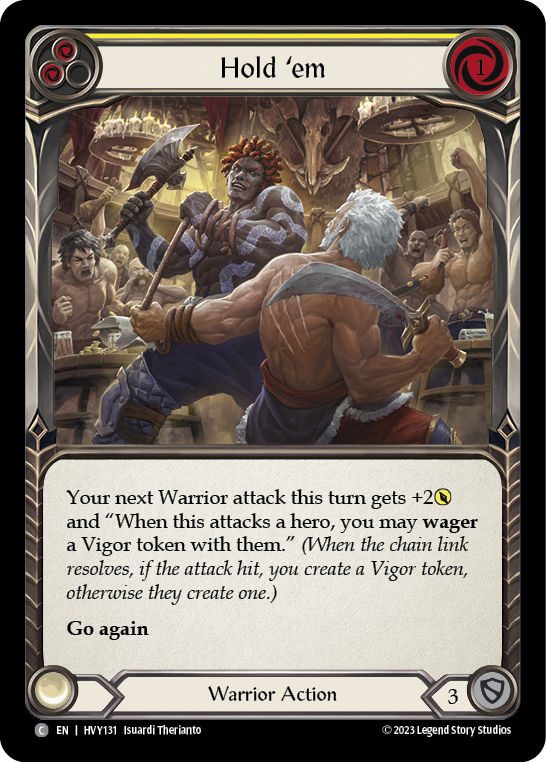 Hold 'em (Yellow) [HVY131] (Heavy Hitters) | Card Merchant Takapuna