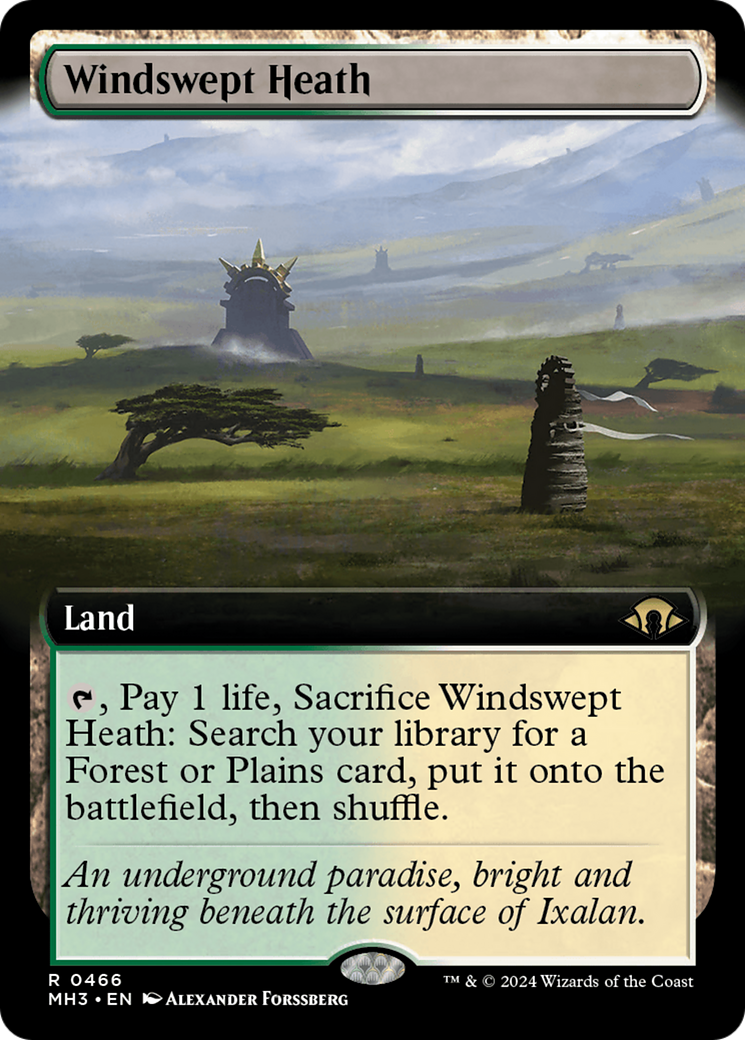 Windswept Heath (Extended Art) [Modern Horizons 3] | Card Merchant Takapuna