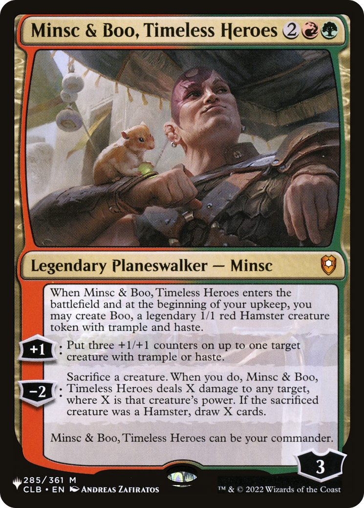 Minsc & Boo, Timeless Heroes [The List] | Card Merchant Takapuna