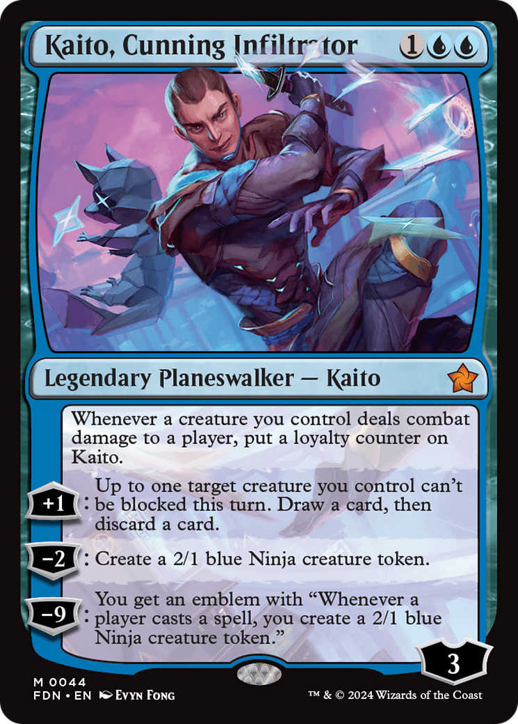 Kaito, Cunning Infiltrator [Foundations] | Card Merchant Takapuna
