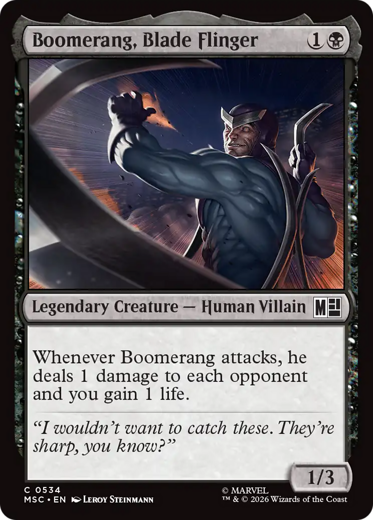 Boomerang, Blade Flinger [Marvel Super Heroes Commander] | Card Merchant Takapuna