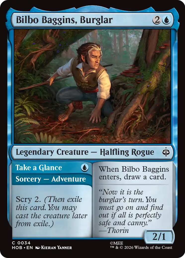 Bilbo Baggins, Burglar [The Hobbit] | Card Merchant Takapuna