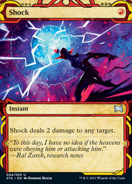 Shock (Foil Etched) [Strixhaven: Mystical Archive] | Card Merchant Takapuna