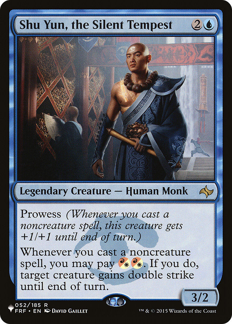 Shu Yun, the Silent Tempest [The List] | Card Merchant Takapuna